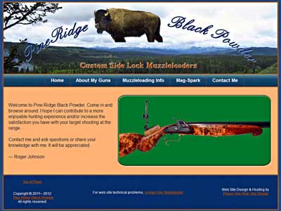 Pine Ridge Black Powder - Custom Side Lock Muzzleloaders